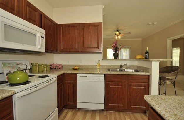 Spacious Kitchen Area at Jersey Village Apartments