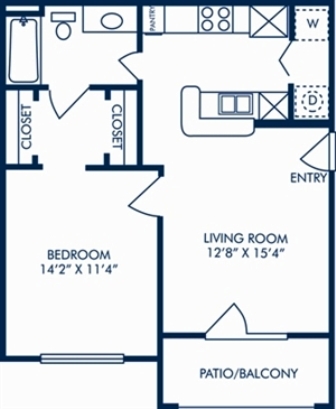 Apartment Plans For 2 Bedrooms