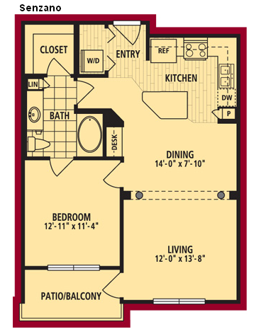 Kitchen Design Floor Plans on Palazzo At Cypresswood   Palazzo At Cypresswood Apartments Houston  Tx