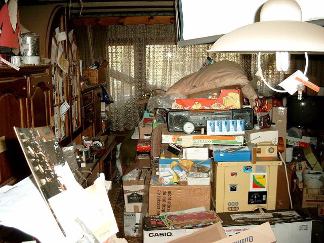Bedroom Apartment Hoarding