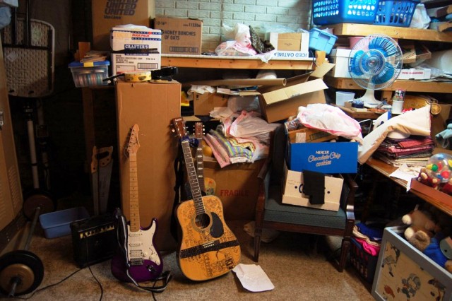 compulsive-hoarding-bedroom Constant cluttering may be due to a disorder called "compulsive hoarding" which causes people to become anxious when making decision about whether to keep something or throw it out